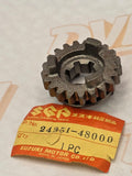 78-81 TS100 TS125 New Genuine SUZUKI 5th Driven Gear 24351-48000