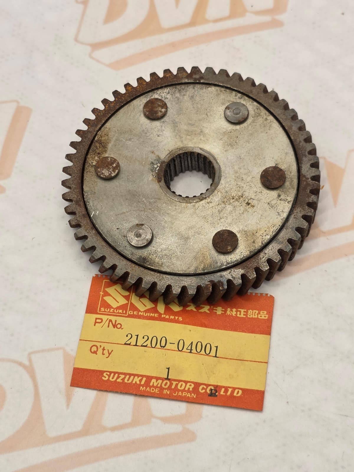 NOS Suzuki OEM Primary Drive Gear 1980-1985 JR50 1983-1984 ALT50 21200-04001