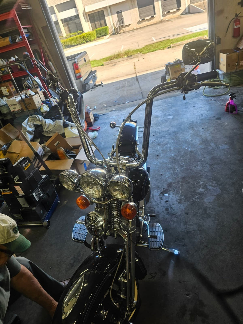 HarleyDavidson HERITAGE FLSTS, 97-2006  Wild . Chubby Ape Springer Handlebar KIT