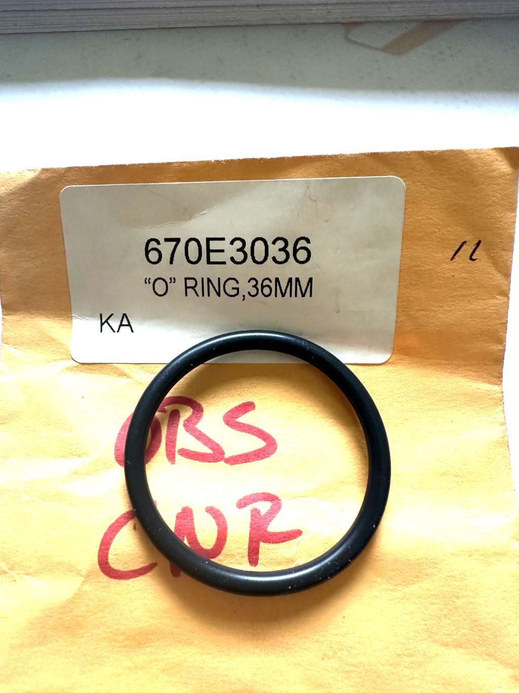 NEW GENUINE KAWASAKI 670E3036 O Ring, 36MM