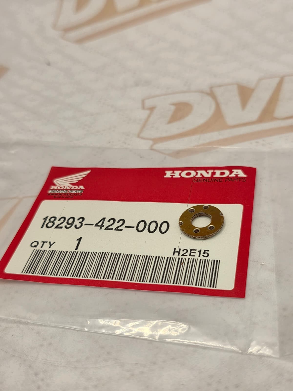 Honda NOS NEW 18293-422-000 Protector Gasket ATC CBX FL FT GL TRX VT