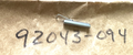 NOS Kawasaki Tank Cap Fitting Pin H2 S1 PART# 92043-094