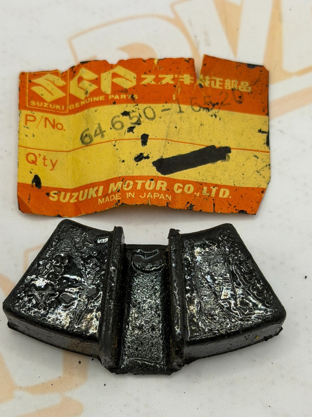 1 NOS Genuine Suzuki TS250 TS400 TM250 TM400 Cush Drive Rubber OEM 64650-16520