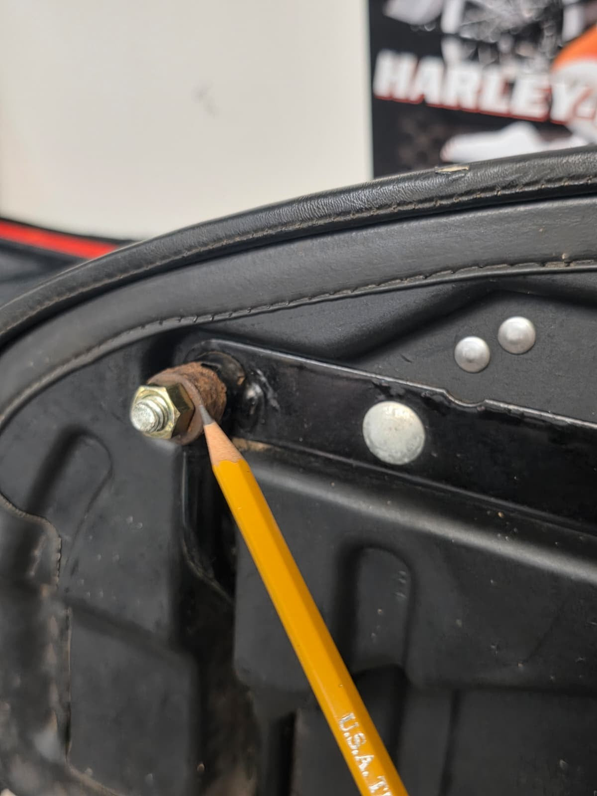 Harley-Davidson FLSTN Softail Deluxe OEM Locking Rigid Leather Saddlebags