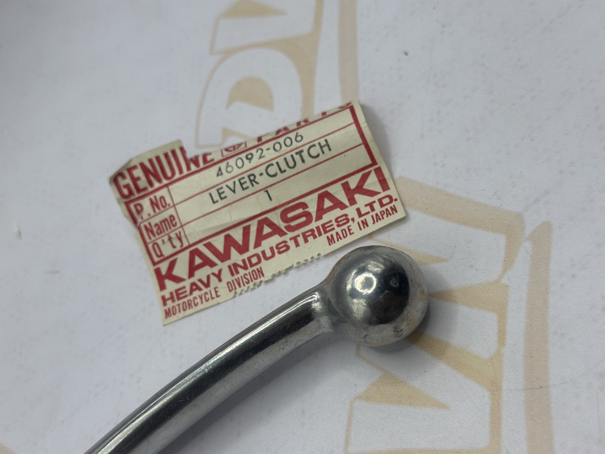 1 NOS Kawasaki Clutch Lever W1 650 W1SS W2SS W2TT A1 A1SS A7 A7SS OEM 46092-006