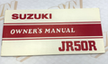 1983 SUZUKI MOTORCYCLE JR50R OWNERS MANUAL 99011-04430-03A