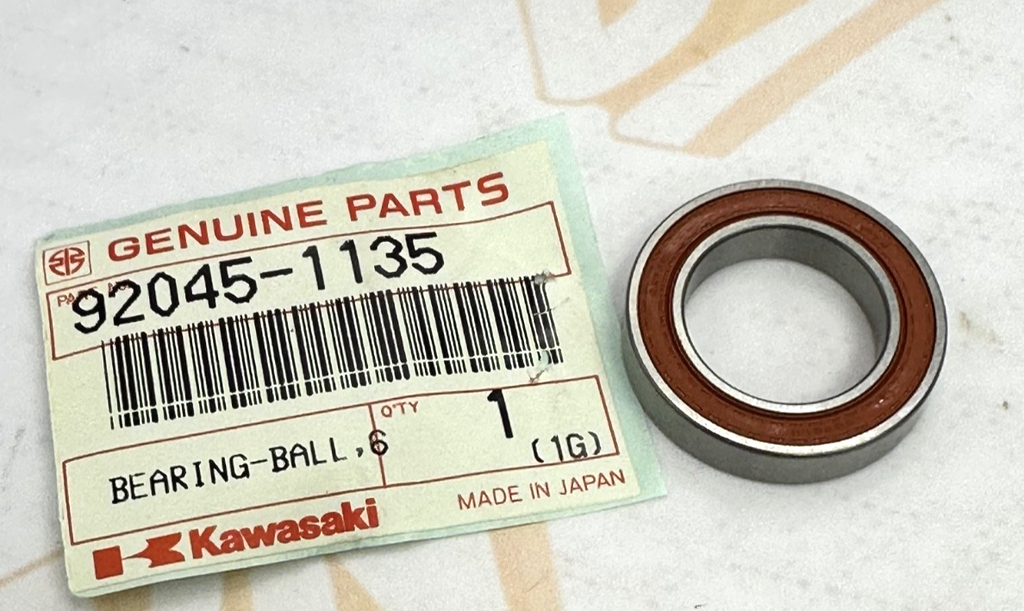 *NOS* Kawasaki OEM 6804LU/2 Rear Wheel Hub Ball Bearing 92045-1135