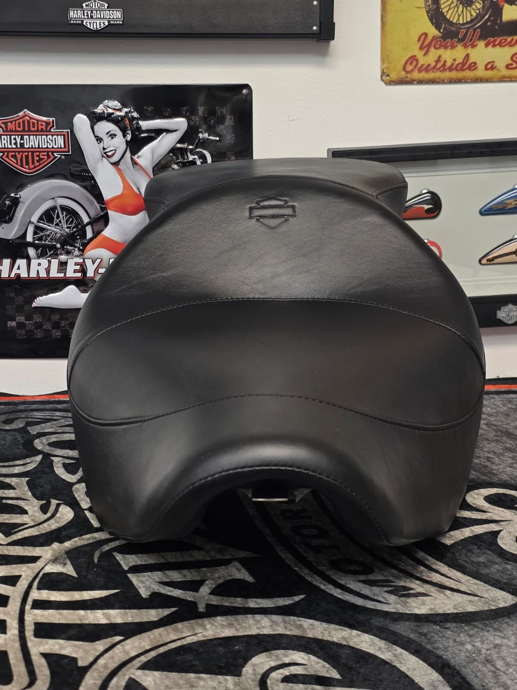 OEM 07-09 SPRINGER CVO Slim Deep Bucket Sundowner Seat Maximum Comfort