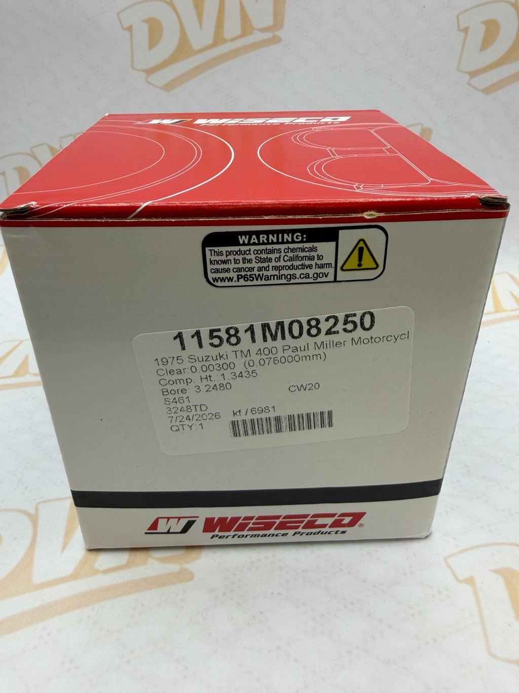 Suzuki TM400 1975 Wiseco piston and ring set  82.50 mm