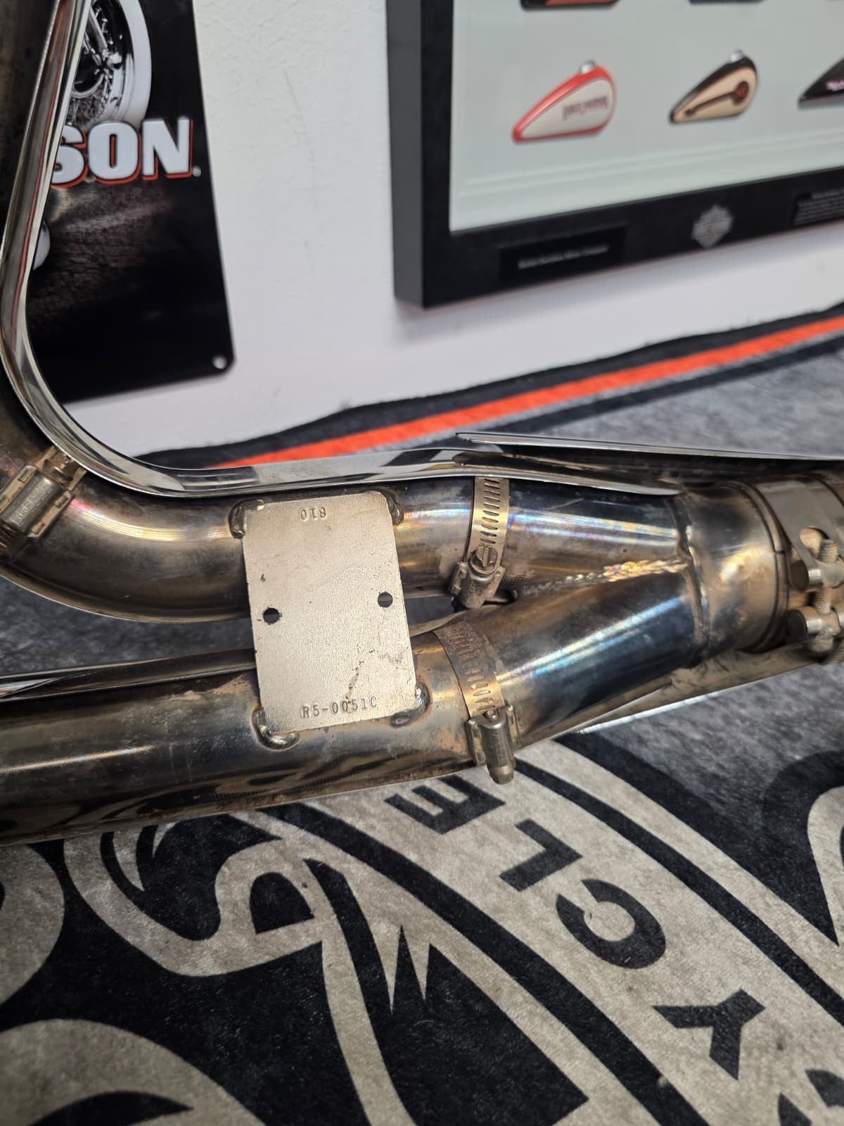 CVO SPRINGER 07-09 EXAUST SYSTEM (REINHART)  HARLEY DAVISON SOFTAIL