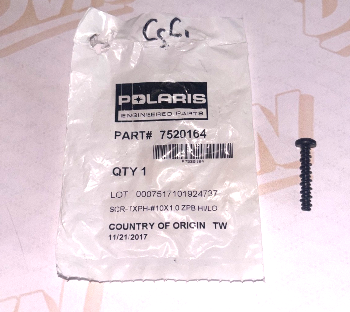 Polaris Screw, Genuine OEM Part 7520164