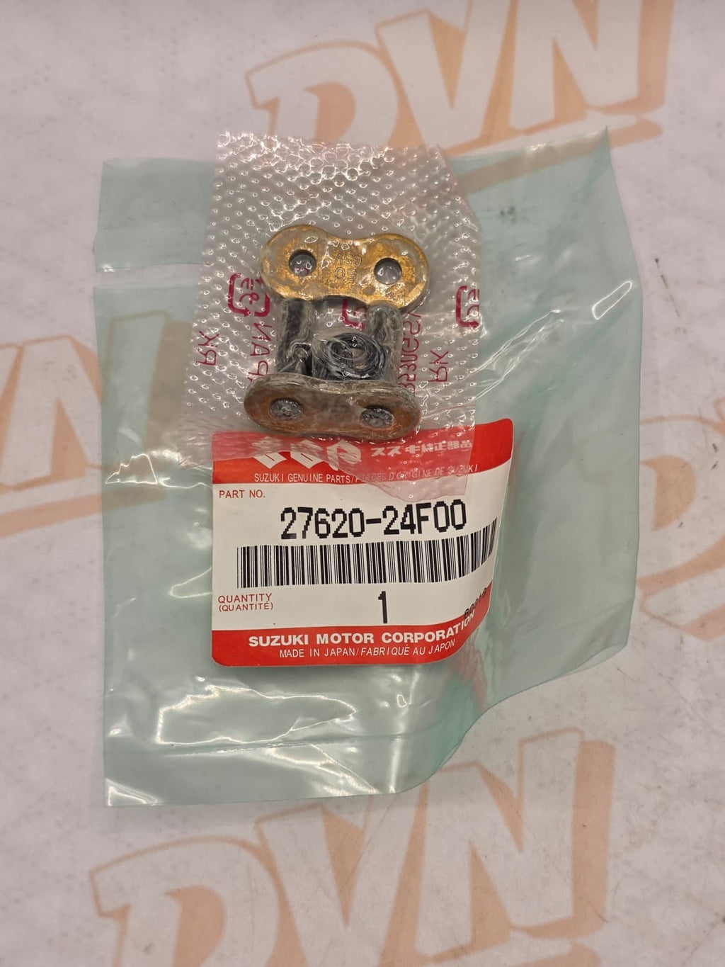 OEM SUZUKI CHAIN JOINT 1- Gold Rivet Master Link 27620-24F00