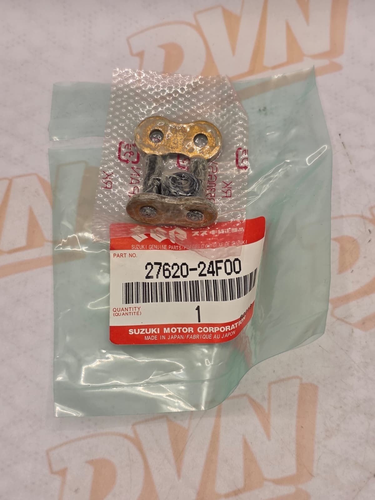 OEM SUZUKI CHAIN JOINT 1- Gold Rivet Master Link 27620-24F00