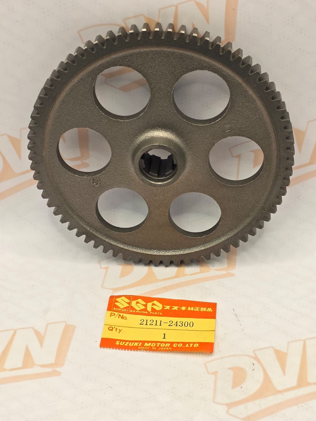 1985 SUZUKI LT185 - TRANSMISSION PRIMARY DRIVEN GEAR 71T 21211-24300