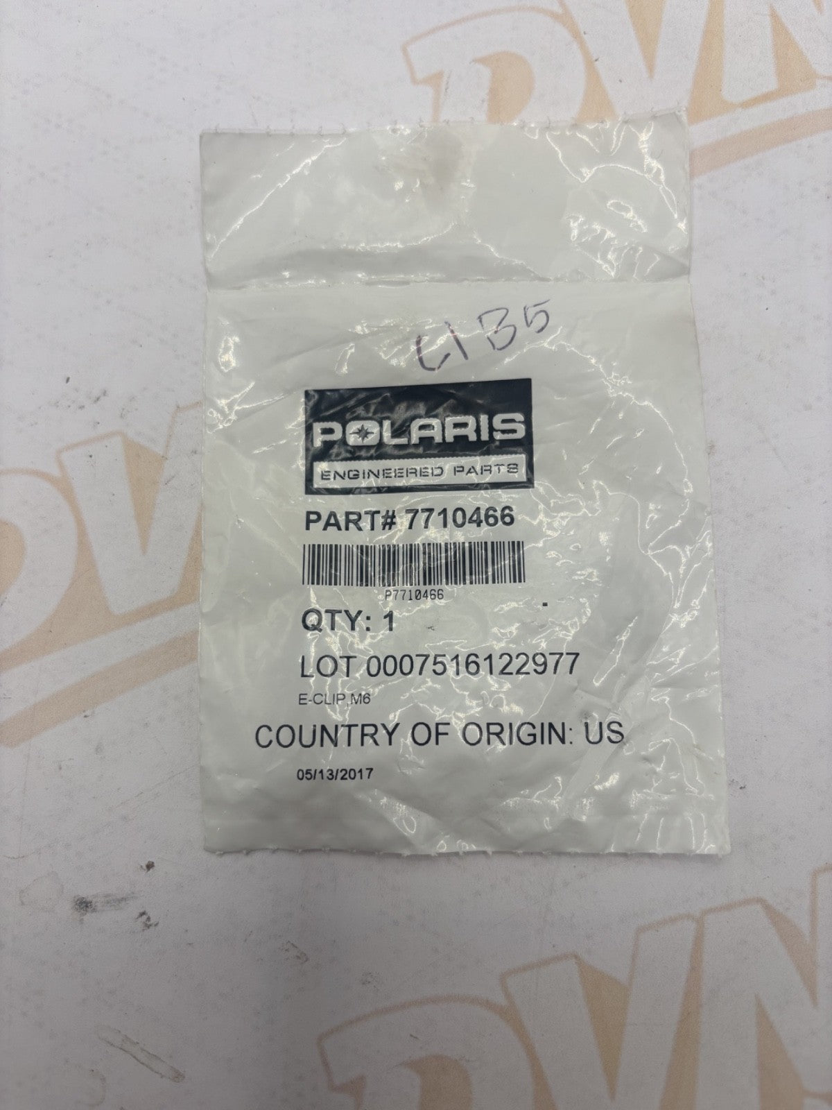 New OEM 7710466 Polaris E-Clip NOS