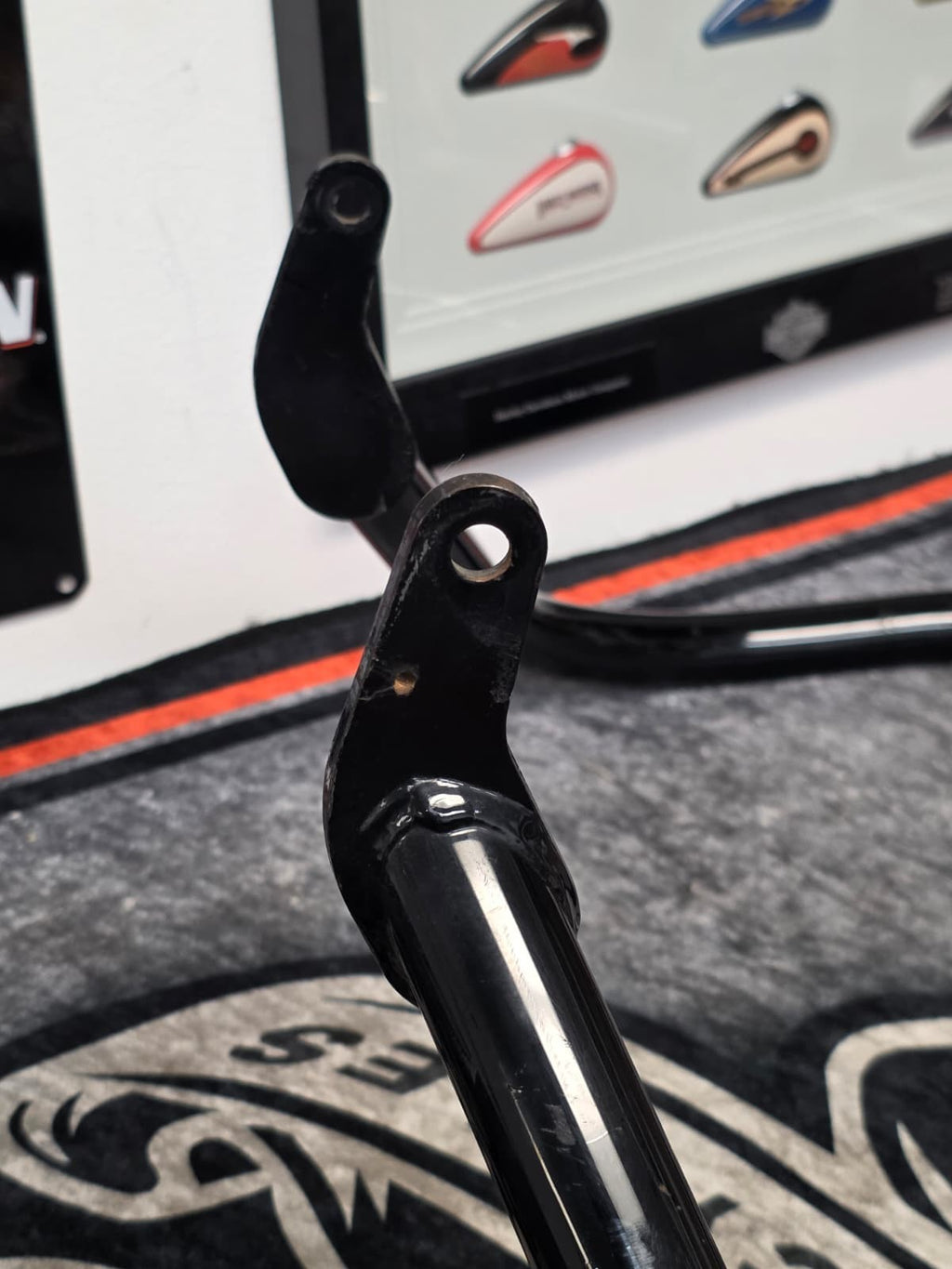 2003 Harley Softail Engine Guard Crash Cage Bar BLACK
