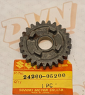 Suzuki Oem Nos DR 125 S 1984 6th Drive Gear Sixth 24260-05200