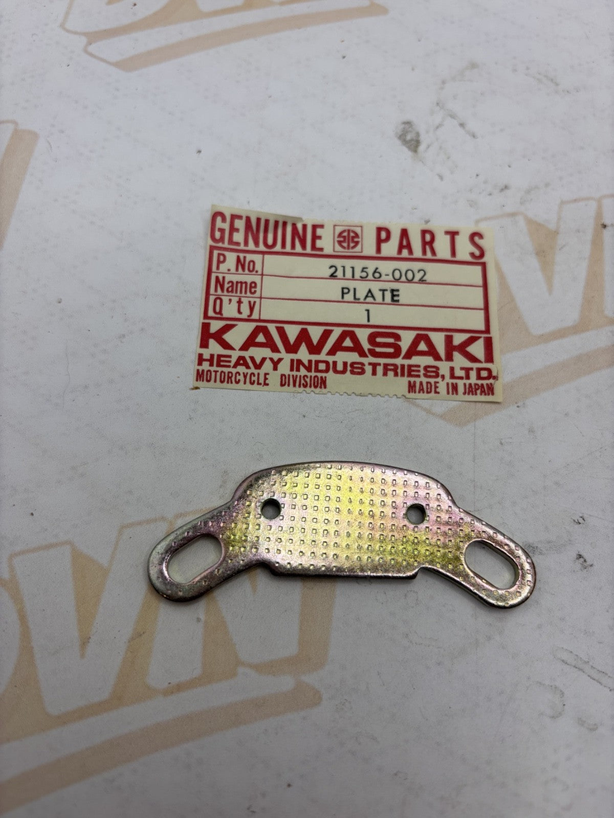 Kawasaki H2 750 H1D   21156-002 Pick Up Plate H1D  CDI Triplestuff