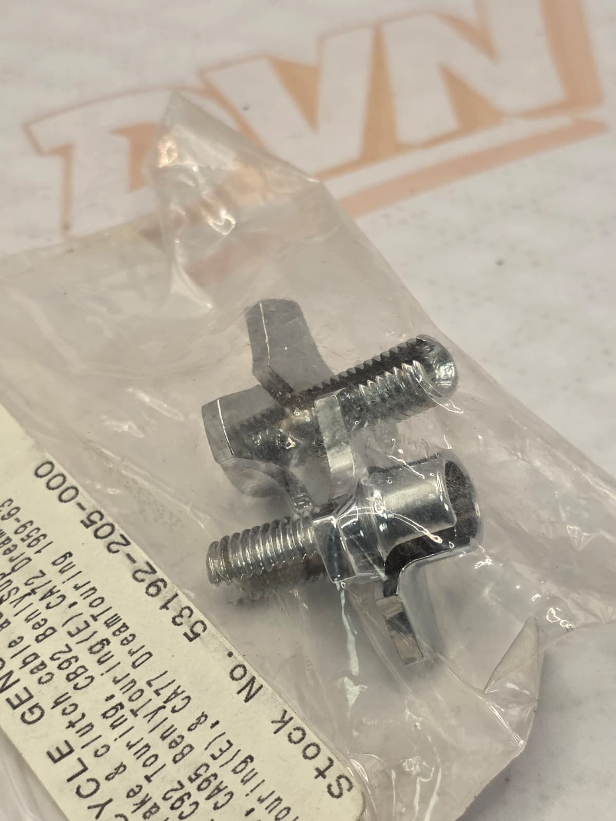 HONDA CB92, CA95, CA77,CA72 Brake and Clutch Cable Adjusters early 53192-205-000