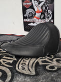 2011-17 OEM Genuine Harley-Davidson Softail FLS,FXS BLACK LINES Slim Seat Solo