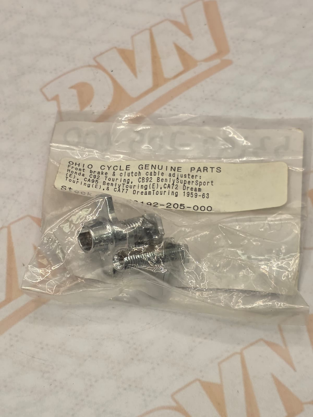 HONDA CB92, CA95, CA77,CA72 Brake and Clutch Cable Adjusters early 53192-205-000