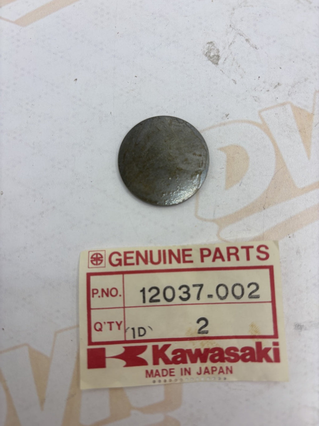 NOS OEM Kawasaki 2.05T Tappet Shim 1977-2005 KZ1000 1973-1975 Z1 # 12037-002