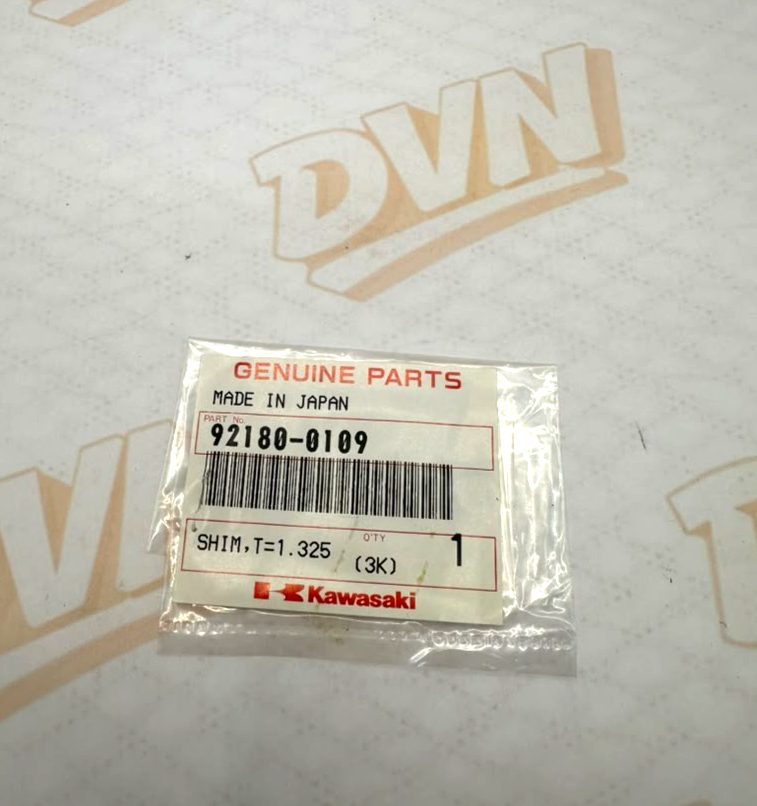 KAWASAKI SHIM, T = 1.325 92180-0109