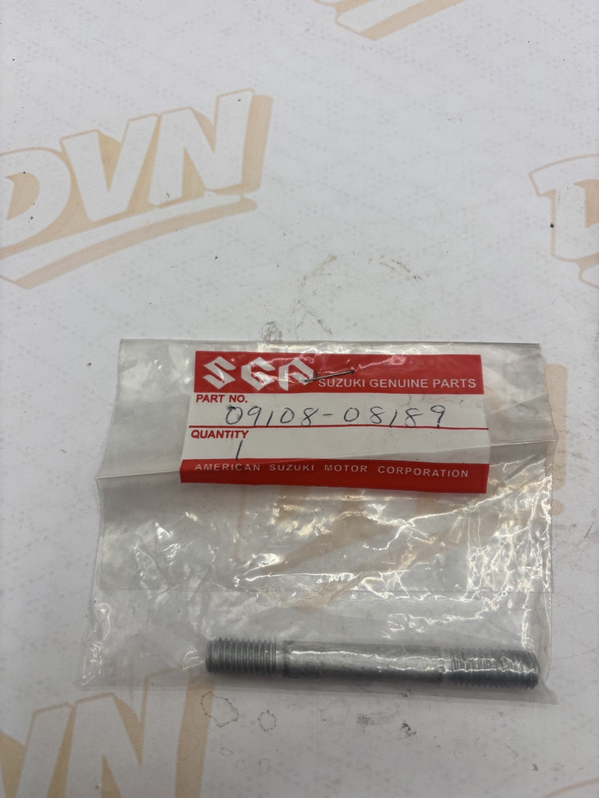 09108-08189-000 Suzuki Bolt,stud 0910808189000, New Genuine OEM Part