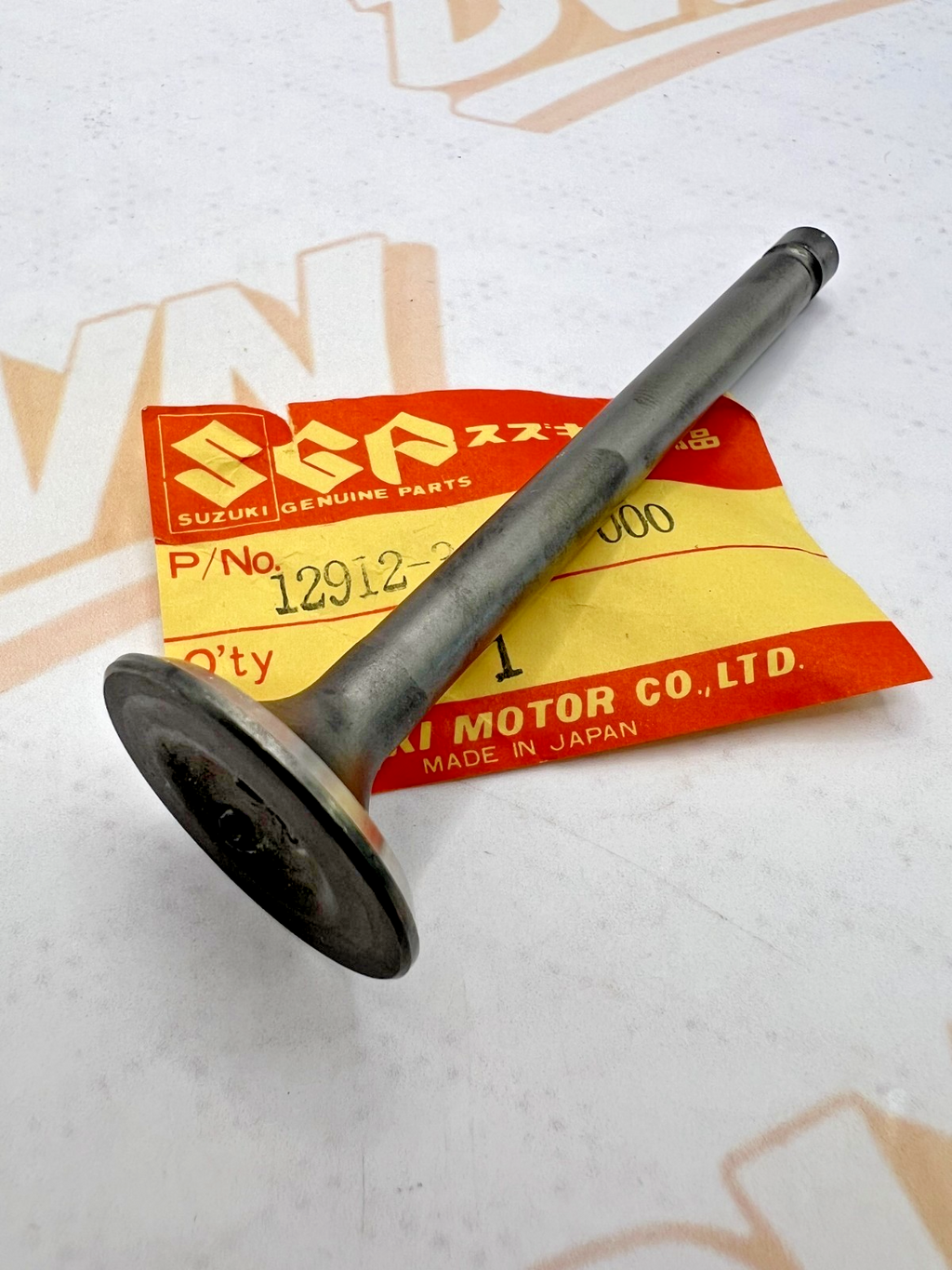 Suzuki 12912-34203-000 Exhaust Valve NOS