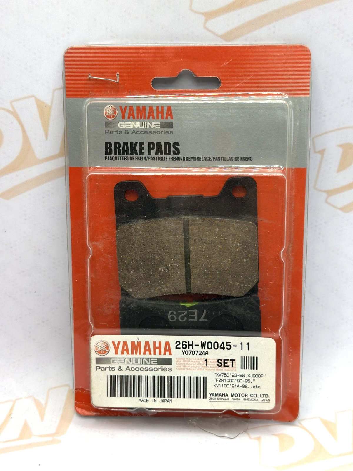 NOS Yamaha FZ600 FJ1100 VMX1200 OEM Genuine Front Brake Pads 26H-W0045-11