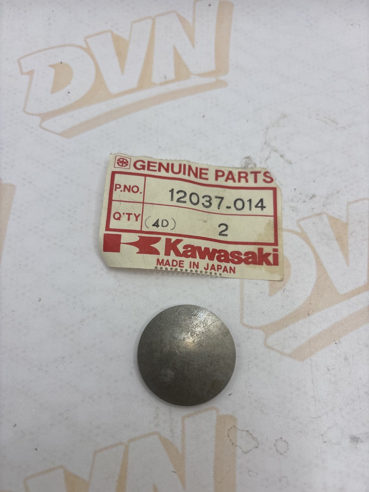 NOS 2.65T Tappet Shim Kawasaki 76-77 KZ900 73-75 Z1 KZ1000 12037-014
