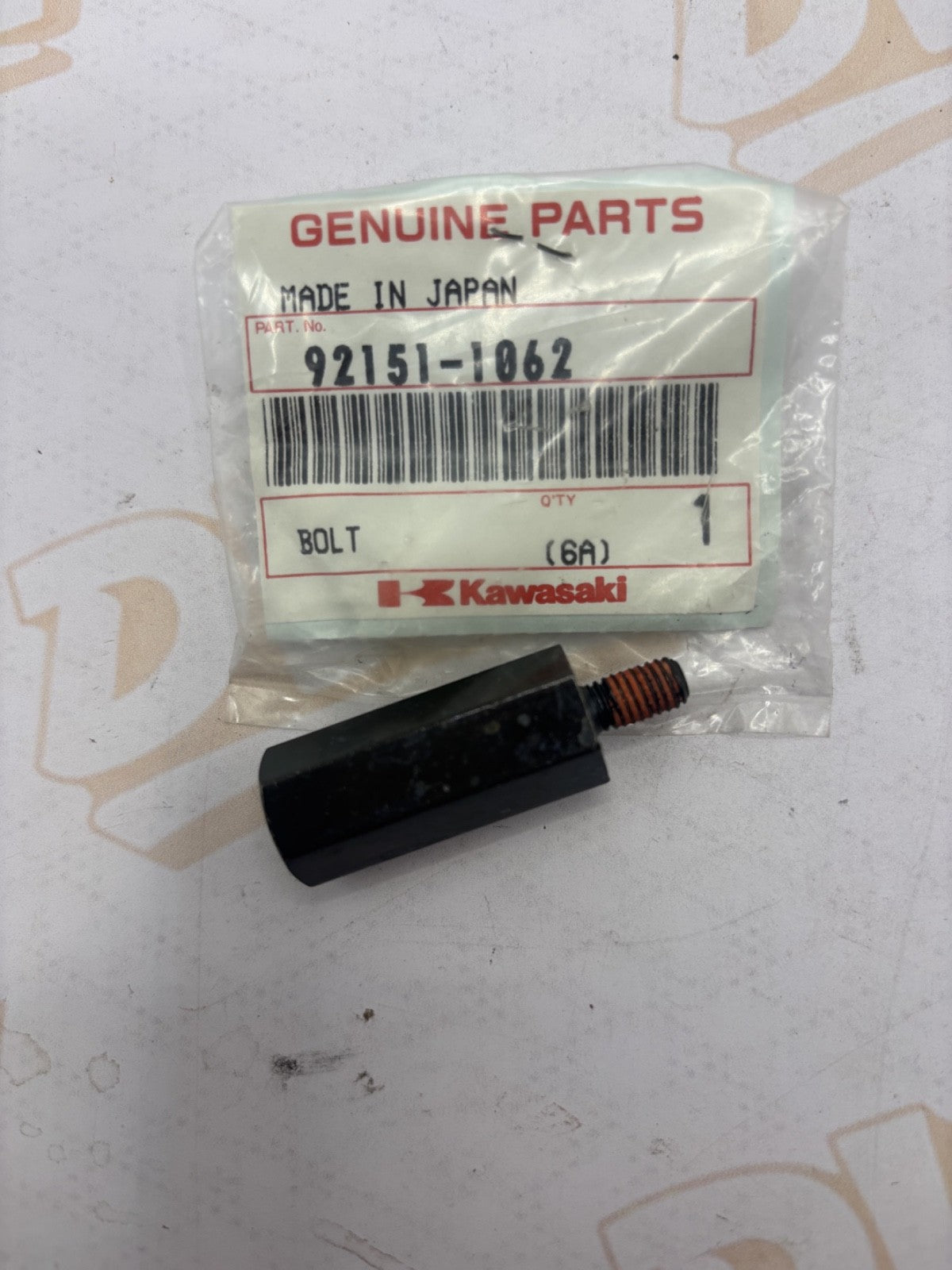 CRANKCASE COVER BOLT 92151-1062 1999 KAW VULCAN 1500