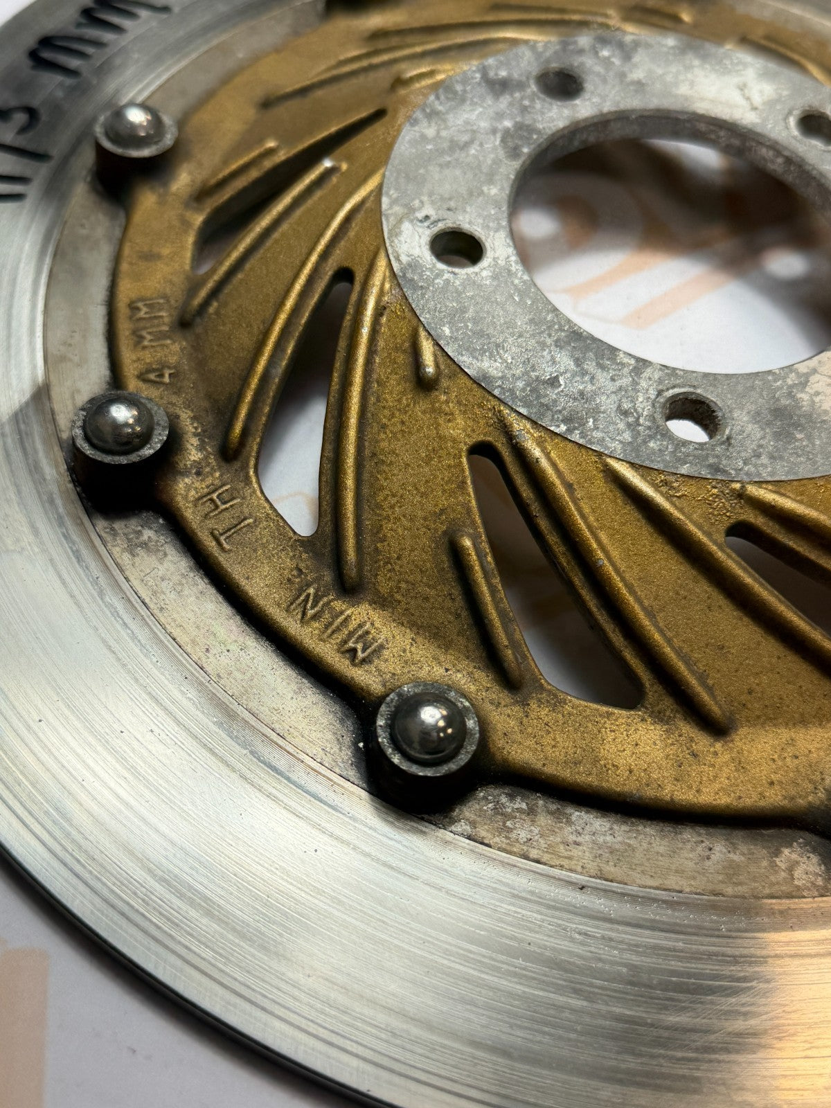 Honda OEM Left Front Brake Disc 1981-82 CX500 1983 CX650 CB1100F 45220-MC7-000