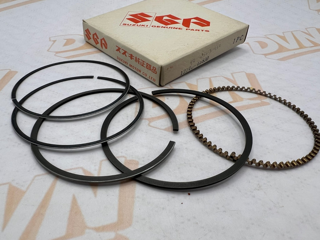 PISTON RING SET - Suzuki NOS OEM 12100-45830