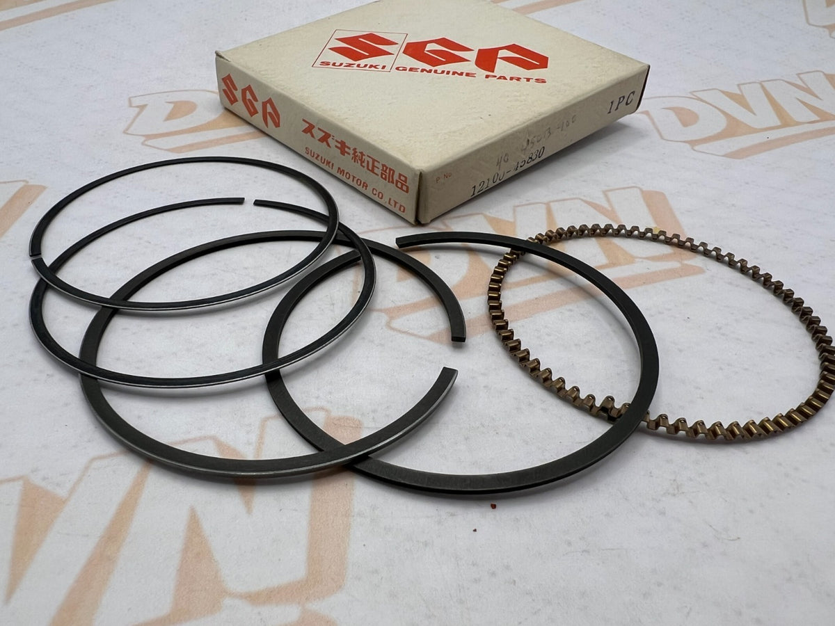 PISTON RING SET - Suzuki NOS OEM 12100-45830