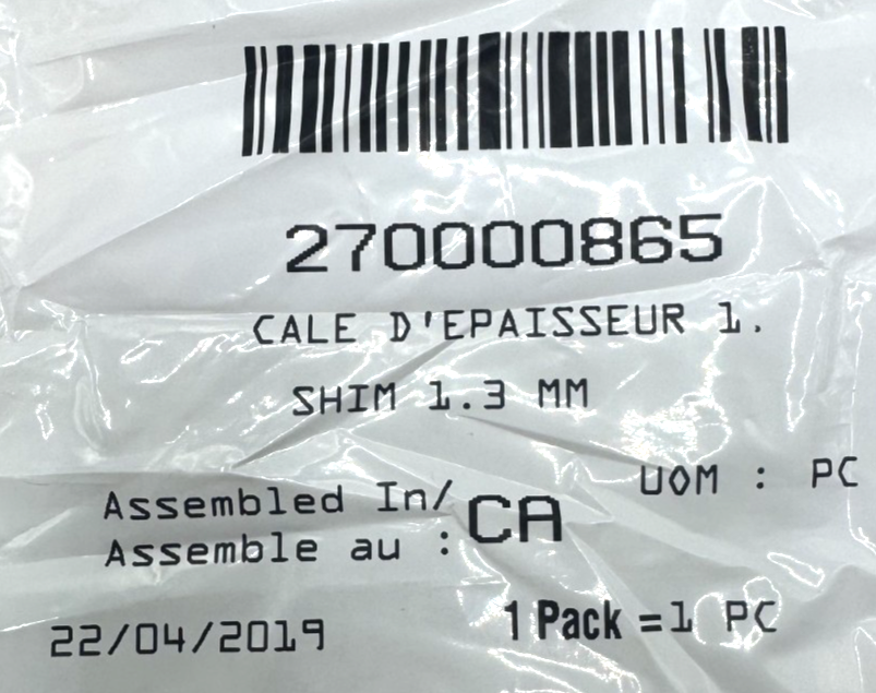 Sea-Doo Spark OEM SHIM-1.3MM 270000865