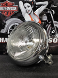 Vintage 7INCH  Round Headlamp for Harley Davidson