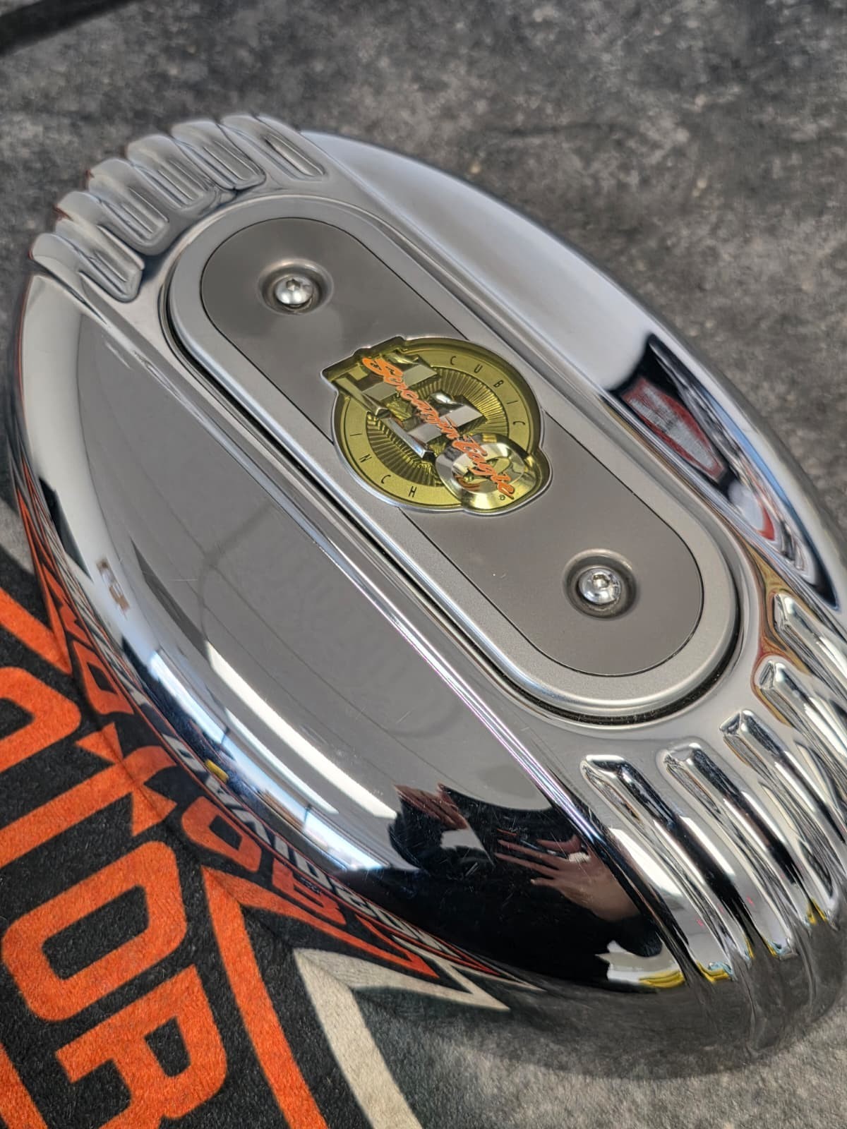 Harley-Davidson 2008 CVO FLHTCUSE3 Air Cleaner Cover Chrome 29353-05