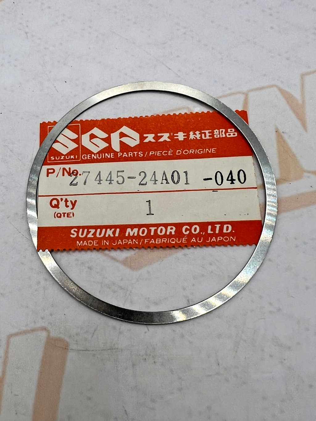 SUZUKI NOS FINAL DRIVE GEAR SHIM 0.40 GSX1100 GSX 1100 GV1400 GV 1400