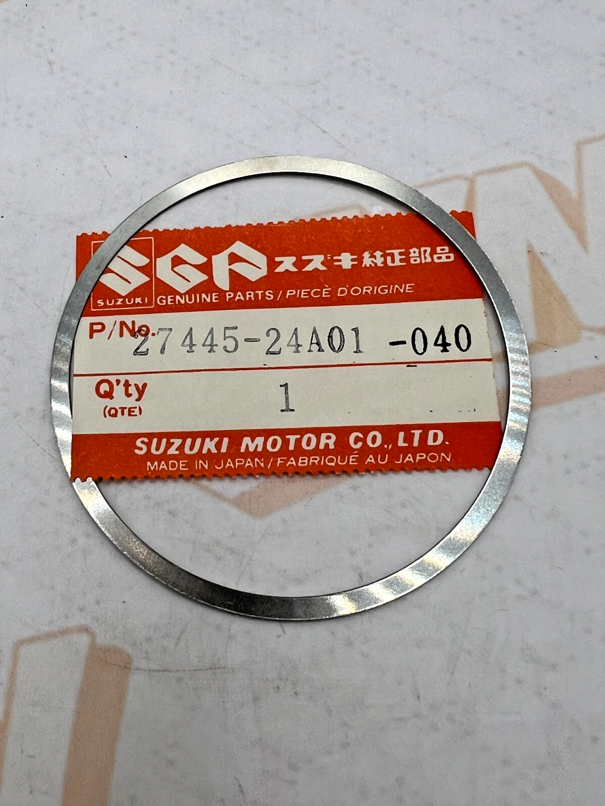 SUZUKI NOS FINAL DRIVE GEAR SHIM 0.40 GSX1100 GSX 1100 GV1400 GV 1400