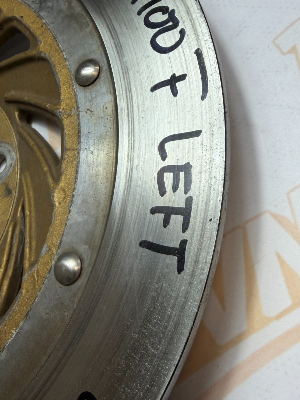 Honda OEM Left Front Brake Disc 1981-82 CX500 1983 CX650 CB1100F 45220-MC7-000