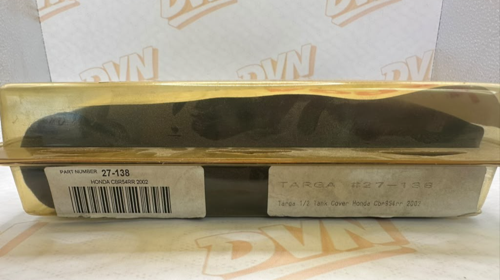 NEW NOS 1/2  TARGA Gas Tank Cover P/N 27-138  Honda CBR54RR
