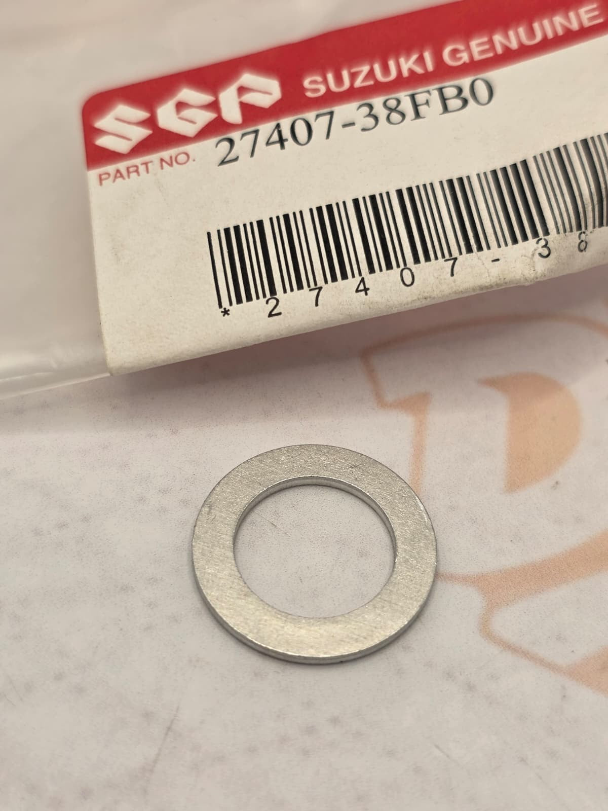 NOS GENUINE Suzuki 2005-2011 KINGQUAD LT 400 450 700 750 Washer 27407-38FB0
