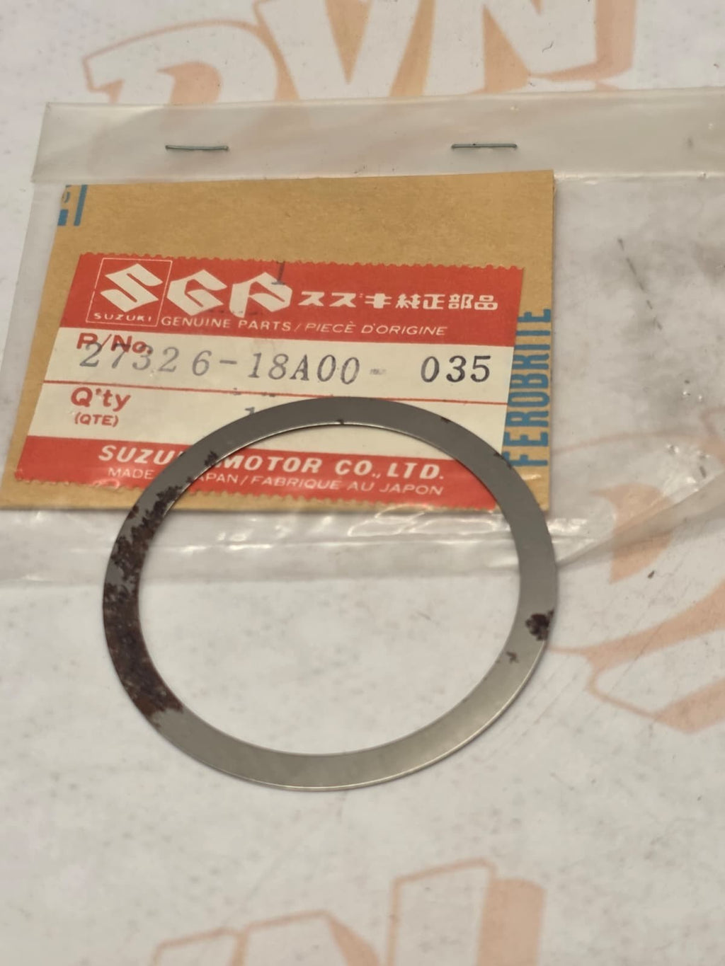 NOS OEM Suzuki 27326-18A00-035 Shim Gear Final Drive LT230