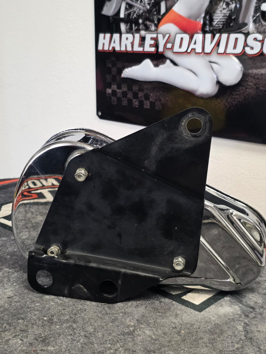 Harley Davison softail  Chrome Toolbox