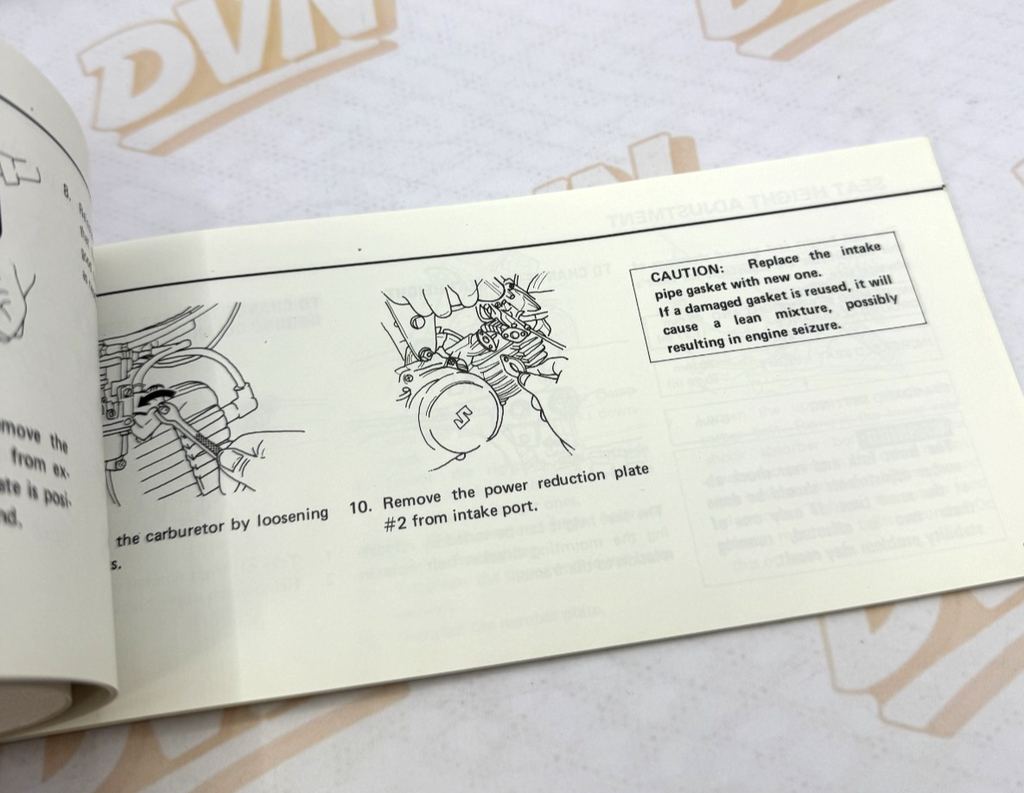 1983 SUZUKI MOTORCYCLE JR50R OWNERS MANUAL 99011-04430-03A