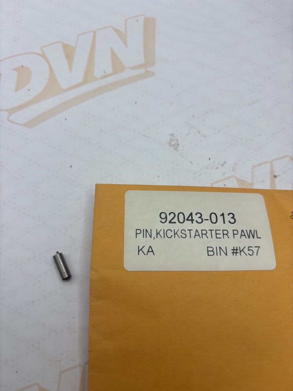 1 NEW Genuine Kawasaki KD80 KM100 G5 MC1 90 Kick Starter Pawl Pin OEM 92043-013