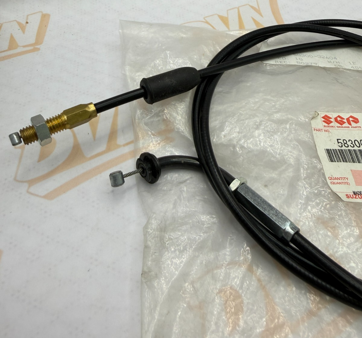 Suzuki TS400 Throttle Cable Assembly OEM Genuine 1973-1976 58300-32604