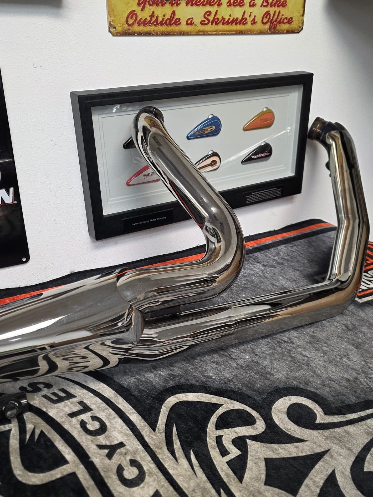 CVO SPRINGER 07-09 EXAUST SYSTEM (REINHART)  HARLEY DAVISON SOFTAIL