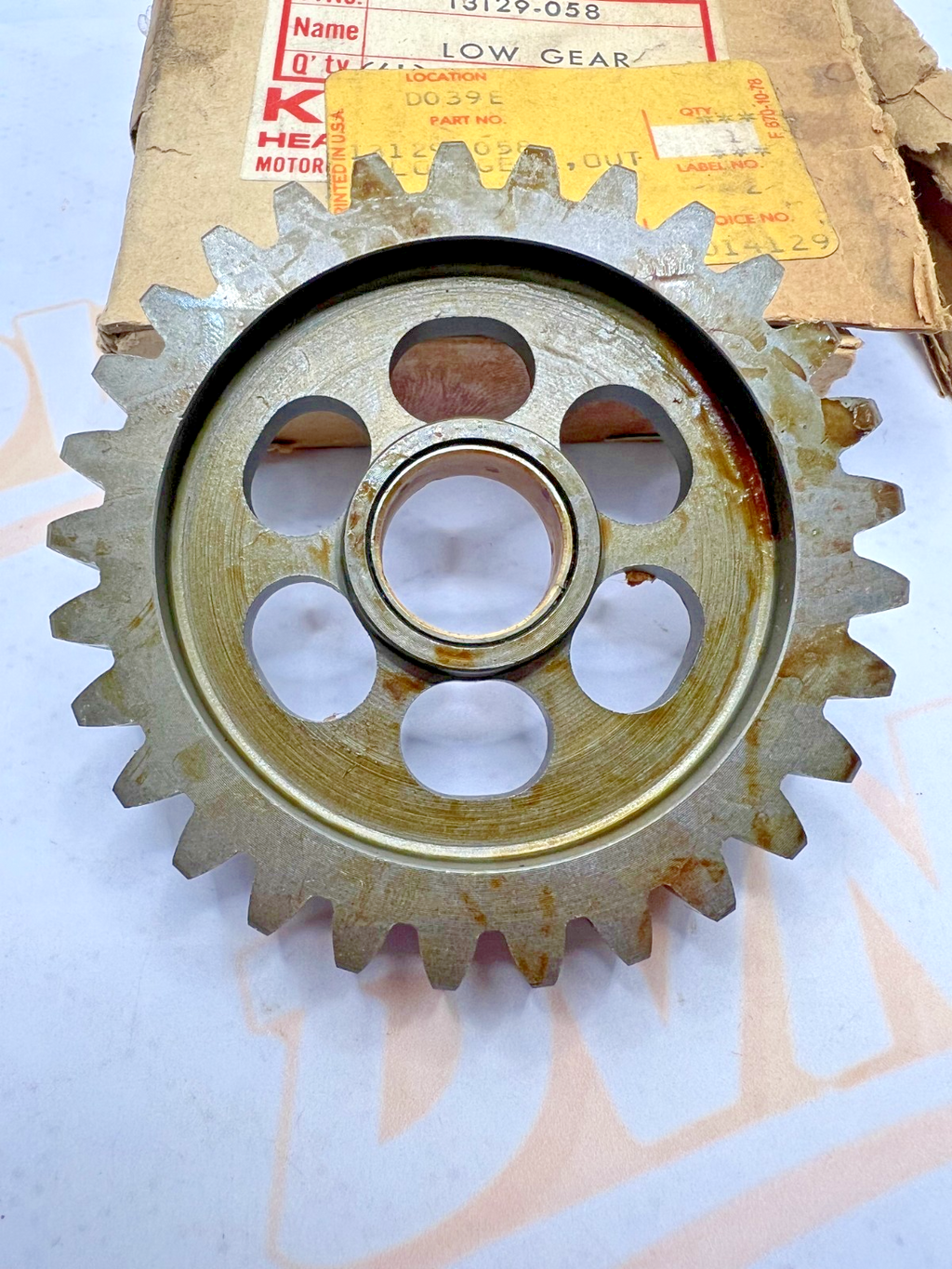 Original Kawasaki LOW GEAR KLR250 KZ250 13129-058